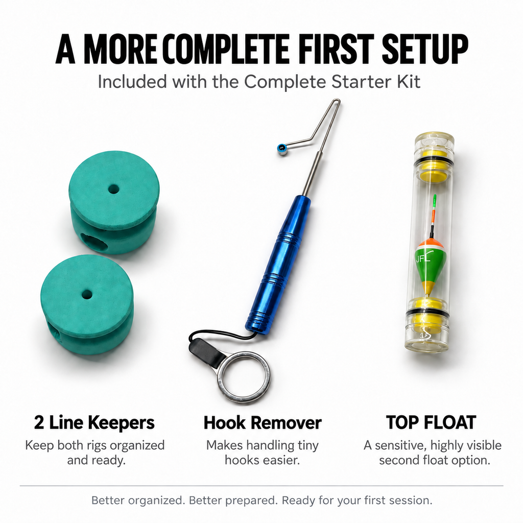 JUSTFISHINGLOL Origin Series Ultralight Micro Fishing Rod & Starter Kit