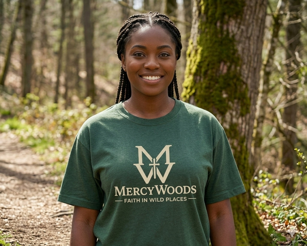 MercyWoods Signature Tee-Military Green