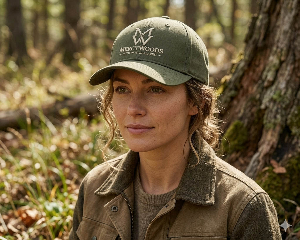 MercyWoods  " Faith In Wild Places " Trucker Hat